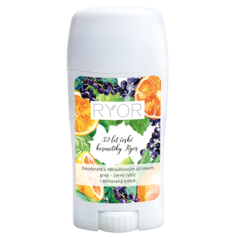 Ryor Deodorant pro ženy s 48hodinovým účinkem a vůní grepu a čer. rybízu 50ml