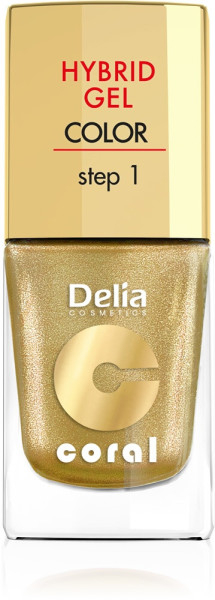 Delia Cosmetic Lak Hybrid gel 11ml 28 Zlatý