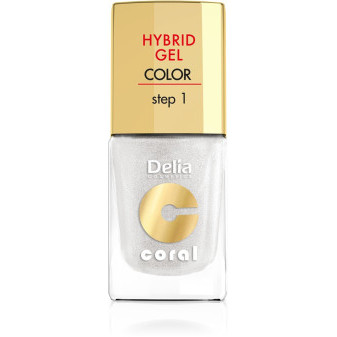 Delia Cosmetic Lak Hybrid gel 11ml 32 Bílý perleť