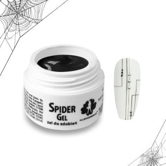 Allepaznokcie Gel Spider UV/LED 3ml Black