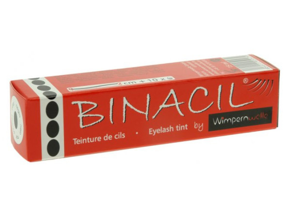 BINACIL Barva na řasy a obočí 15g Hnědá