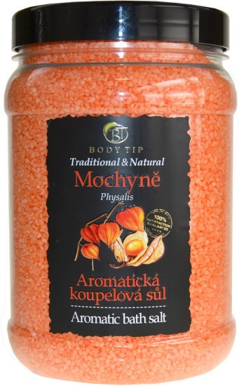 Body Tip Sůl koupelová aromatická Mochyně 1500g