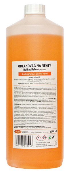 Cedro Odlakovač na nehty 1l Oranžový