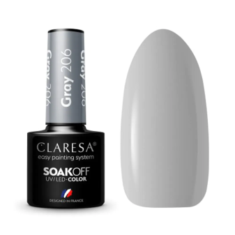 Claresa Gel-lak 5g Gray 206