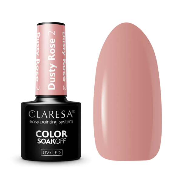 Claresa Gel-lak Dusty rose 5g 02