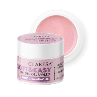 Claresa Gel stavěcí Soft&Easy Pink Champagne 12g
