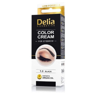 Delia Cosmetic Barva na obočí Černá 15ml