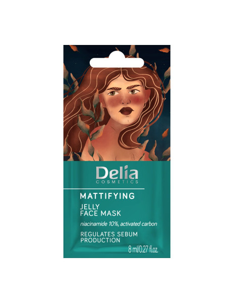 Delia Cosmetic  Maska pleťová Matující gelová 8ml