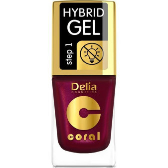 Delia Cosmetic Lak Hybrid gel 11ml 61 perlová malina