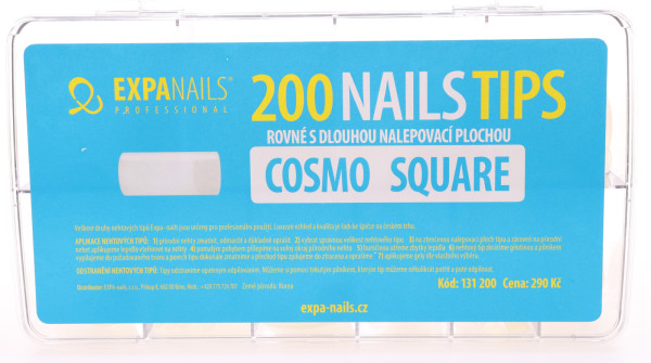 Expa Nails Box tipů 200ks Cosmo square