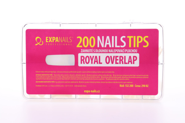 Expa Nails Box tipů 200ks Royal overlap