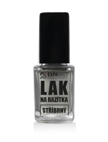 Expa Nails Lak na razítka 12ml Stříbrný