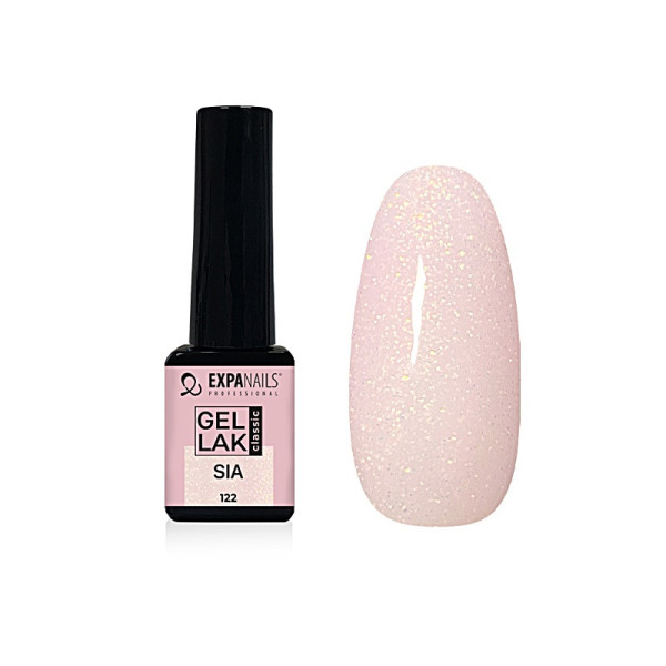 Expa Nails Gel lak jemný třpyt 5ml Sia