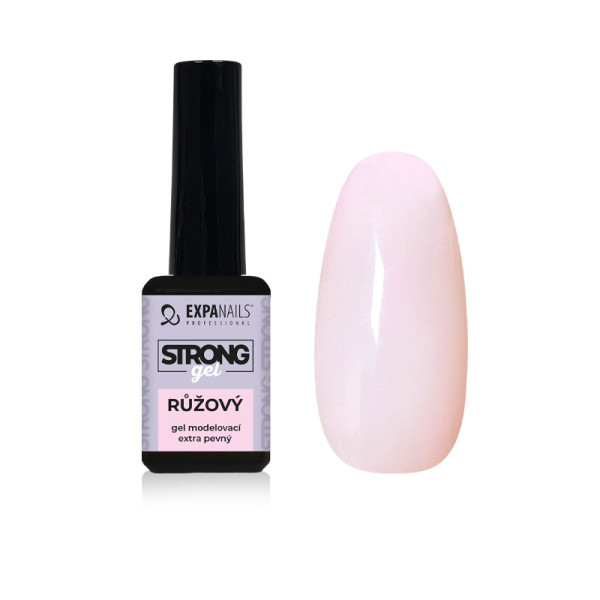 Expa Nails Strong gel modelovací 11ml Růžový