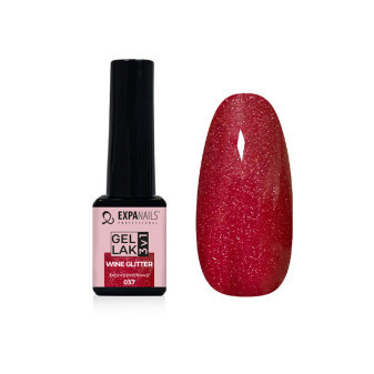 Expa Nails Gel lak 3v1 5ml Wine glitter