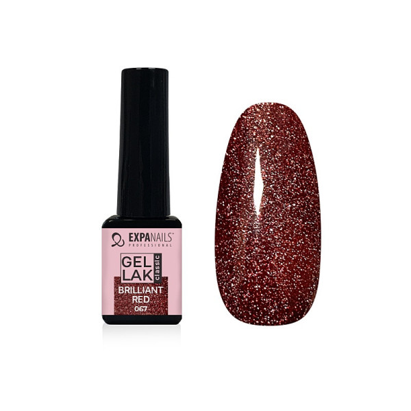 Expa Nails Gel lak 5ml Brilliant Red