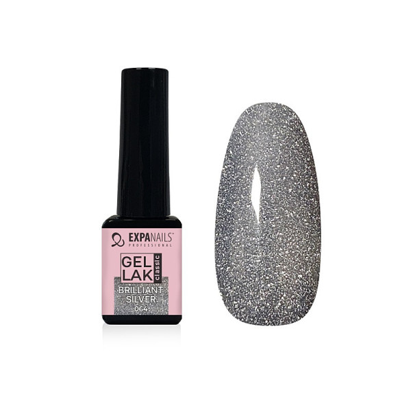 Expa Nails Gel lak 5ml Brilliant Silver