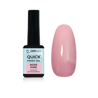 Expa Nails Quick finish gel Rose pink bezvýpotkový 11ml