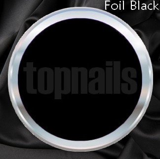 Topnails UV Gel barevný Foil 5g Black 400