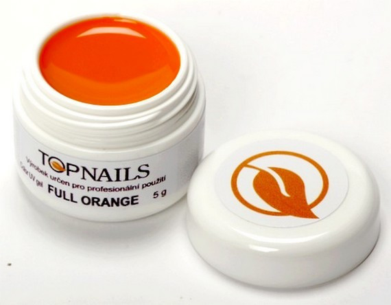 Topnails UV Gel barevný Full 5g Orange