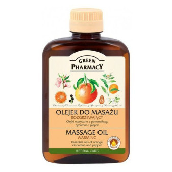 Green Pharmacy Olej masážní tělový hřejivý 200ml