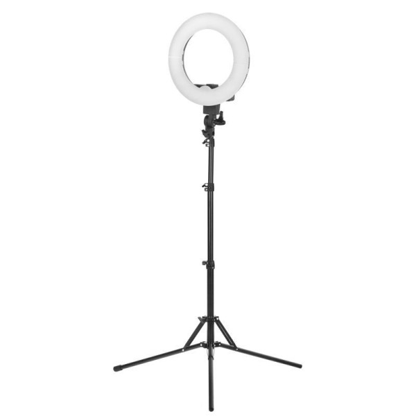 Lampa kruhová Ring light 12´ 35W LED se stativem