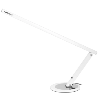 Lampa stolní bezstínová LED Bílá