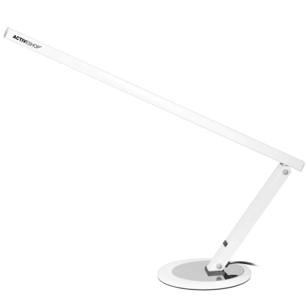 Lampa stolní bezstínová LED Bílá