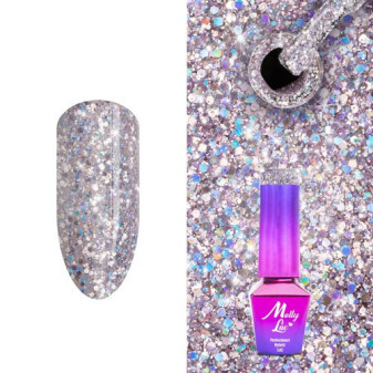 Molly Lac Gel-lak UV/LED Glitter 5ml Born to glow scandalous 570