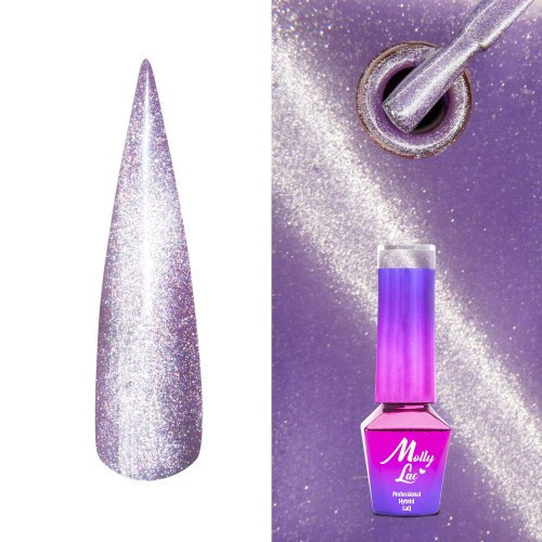 Molly Lac Gel-lak UV/LED Cat Eye Womanity 5ml Miss violet 442