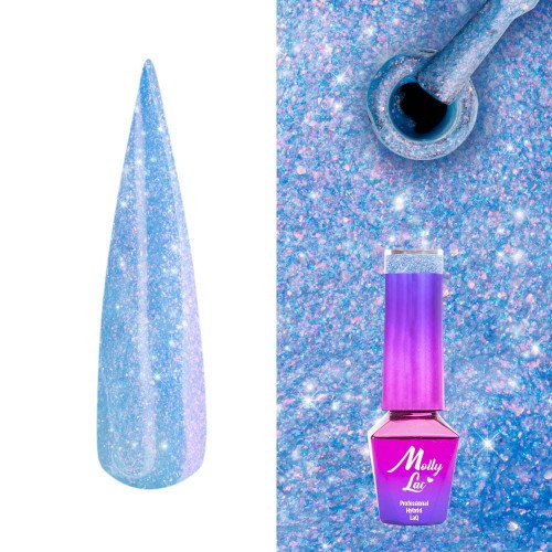 Molly Lac Gel-lak UV/LED Mermaid 10g WHISPERS BLUE AMBER 592