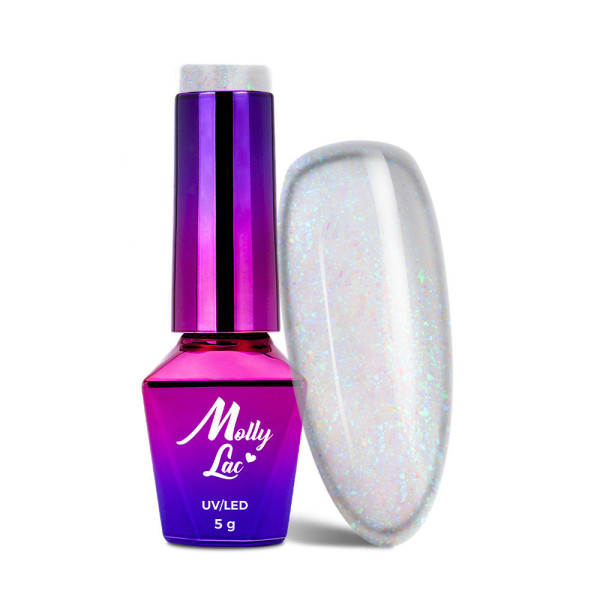 Molly Lac Gel-lak  UV/LED 5g The Secret of Chameleon Pure Azur 589