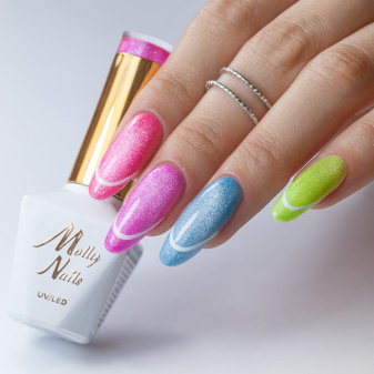 MollyNails Neon Flashy Cat Eye 8g 17