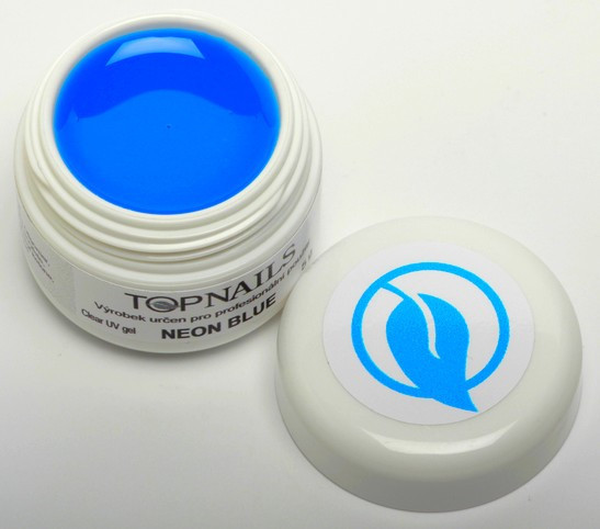 Topnails UV Gel barevný Neon 5g Blue 523