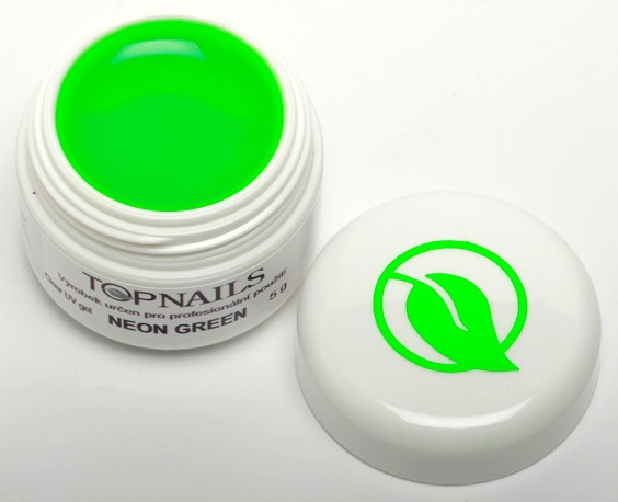 Topnails UV Gel barevný Neon 5g Green 522