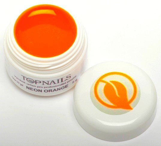 Topnails UV Gel barevný Neon 5g Orange 520