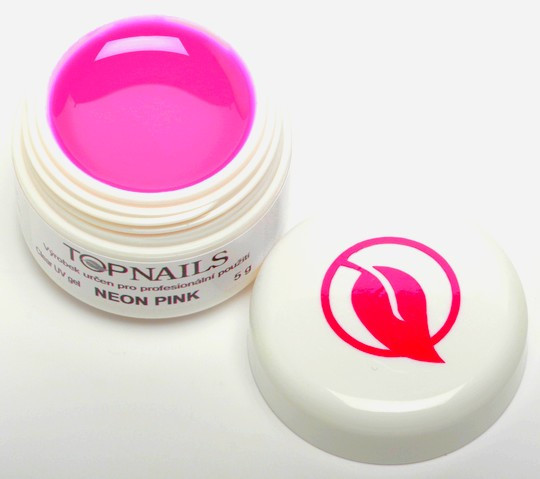 Topnails UV Gel barevný Neon 5g Pink 521