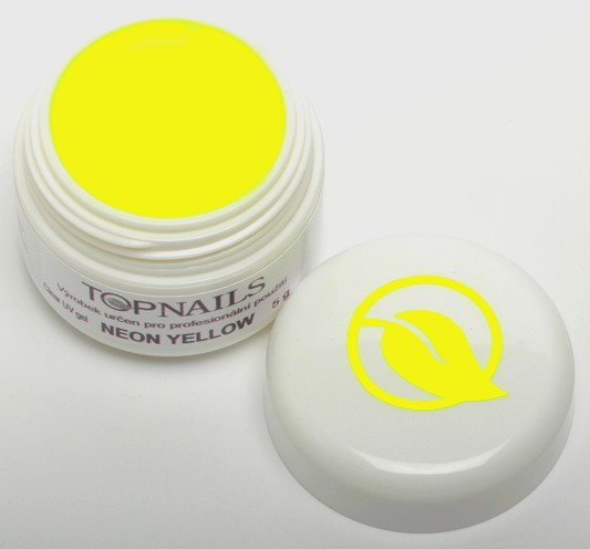 Topnails UV Gel barevný Neon 5g Yellow 519