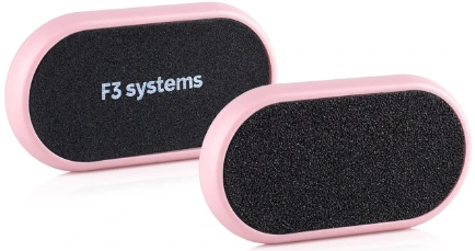 F3 system Oválek na pedikúru smirkový Pink