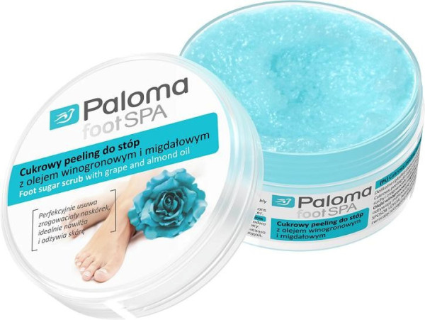 Paloma Peeling na nohy s hroznovým a mandlovým olejem 125ml