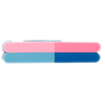 Pilník dezinfikovatelný a omyvatelný 4 stranný Pink/Blue