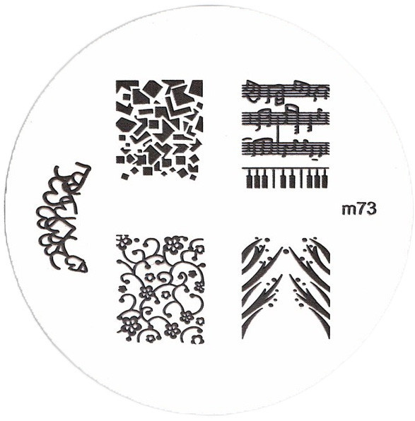 Razítka destička M73