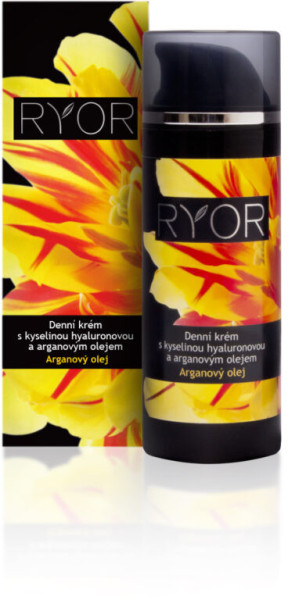 Ryor Krém denní s kyselinou hyaluronovou a arganovým olejem 50ml