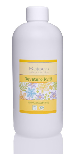 Saloos Bio Olej masážní Devatero kvítí 500ml