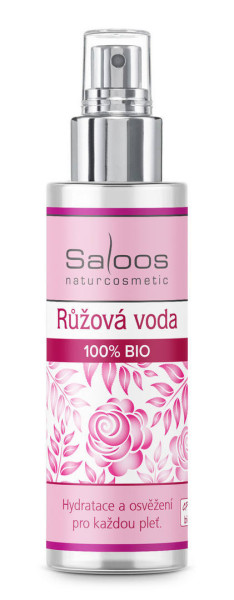 Saloos Voda Růžová 100% BIO 100ml