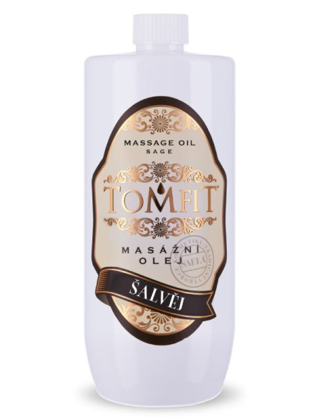 TOMFIT Olej Masážní Šalvěj 1l