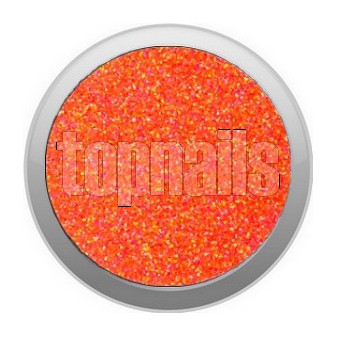 Topnails UV Gel barevný Ultra neon glitter 5g Orange 529