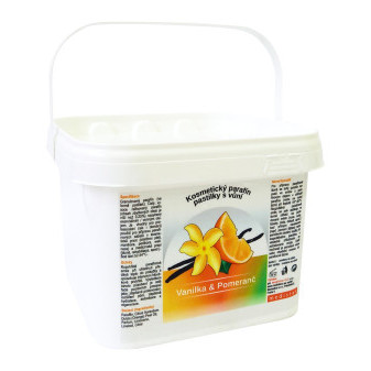 Medistar Parafín Pastilky kbelík 1,5kg Vanilka a Pomeranč