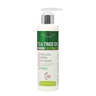 VIVAPHARM Krém na na nohy Tea Tree Oil 200ml