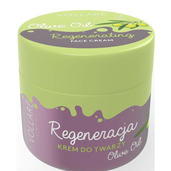 Vollaré krém pleťový regenerační OLIVA Vegan 50ml